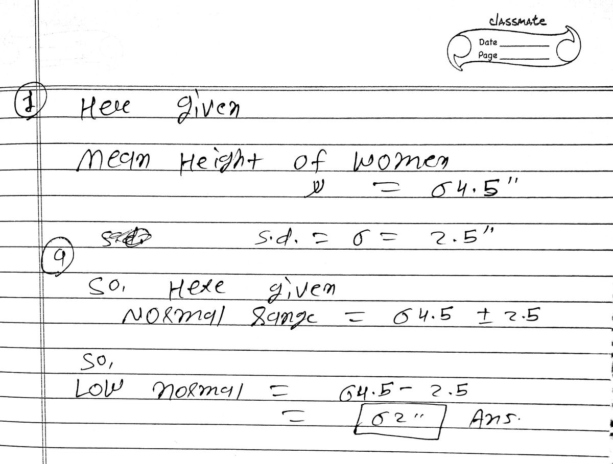 Statistics homework question answer, step 1, image 1